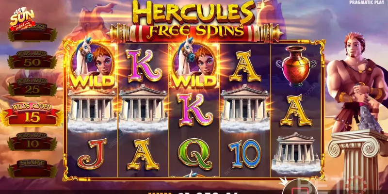 Cơ cấu giải thưởng và Jackpot trong Slot Hercules